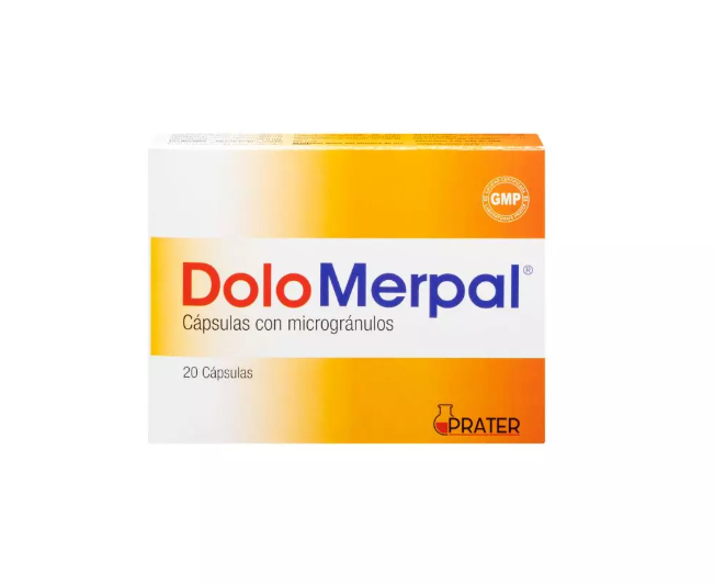 DoloMerpal 20 Cápsulas con microgránulos.