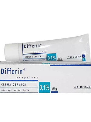 Differin Adapaleno 0,1 % Crema dérmica 30 g.