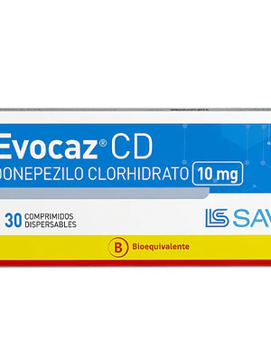 Evocaz CD (B) Donepezilo 10 mg 30 Comprimidos dispersables.