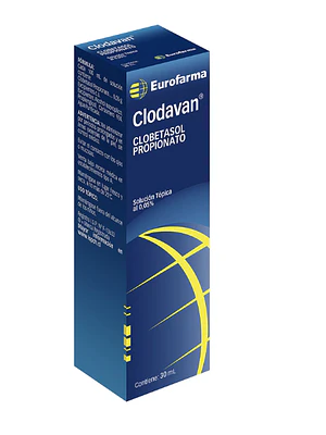 Clodavan Clobetasol 0,05% Solución tópica 30 ml.