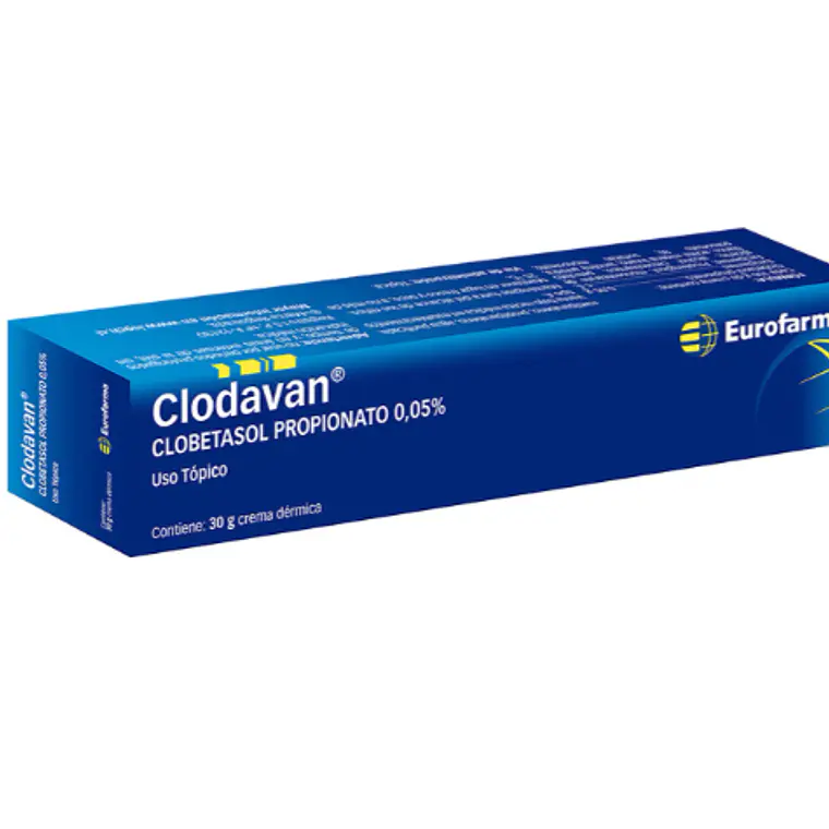 Clodavan Clobetasol propionato 0,05% Crema tópica 30 g. 1