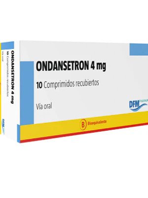 Ondansetrón (B) 4 mg 10 Comprimidos recubiertos.