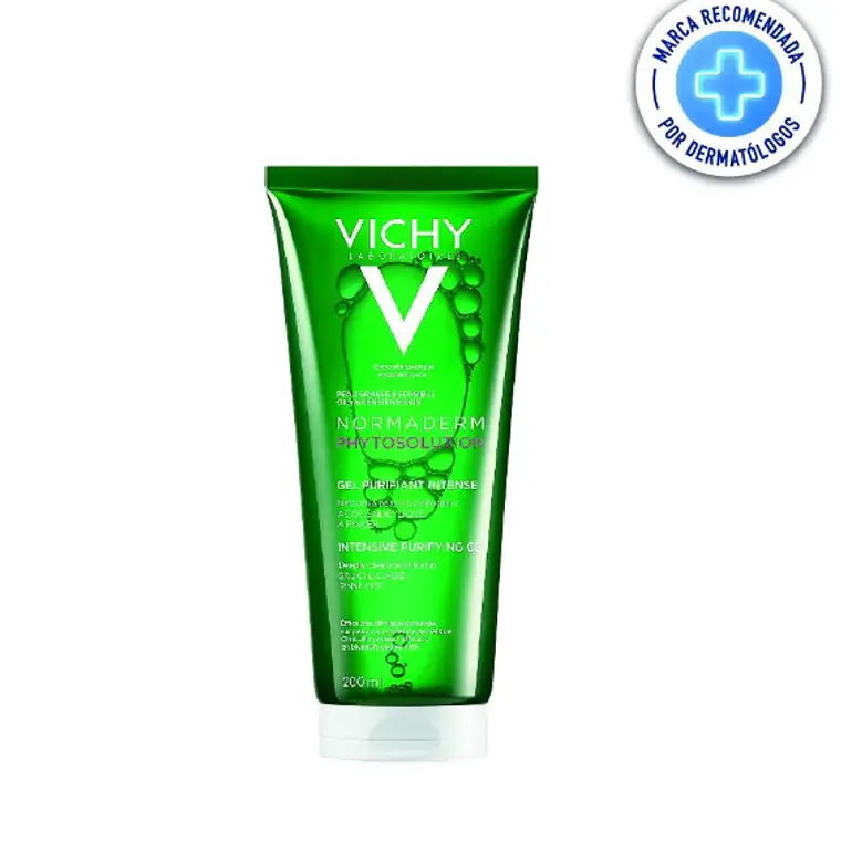 Normaderm Gel Limpiador Purificante Intenso por 200  ml Vichy 1