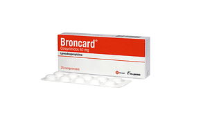 Broncard Levodropropizina 60 mg 20 Comprimidos.