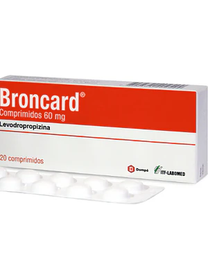 Broncard Levodropropizina 60 mg 20 Comprimidos.