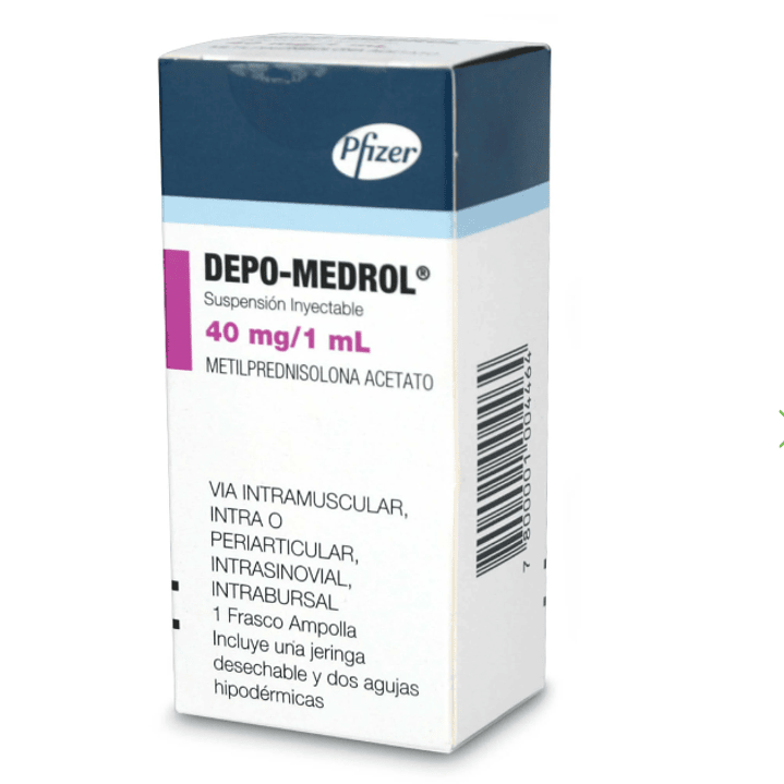 Depo-Medrol Suspensión inyectable 40 mg 1 Ampolla 1 ml. 1