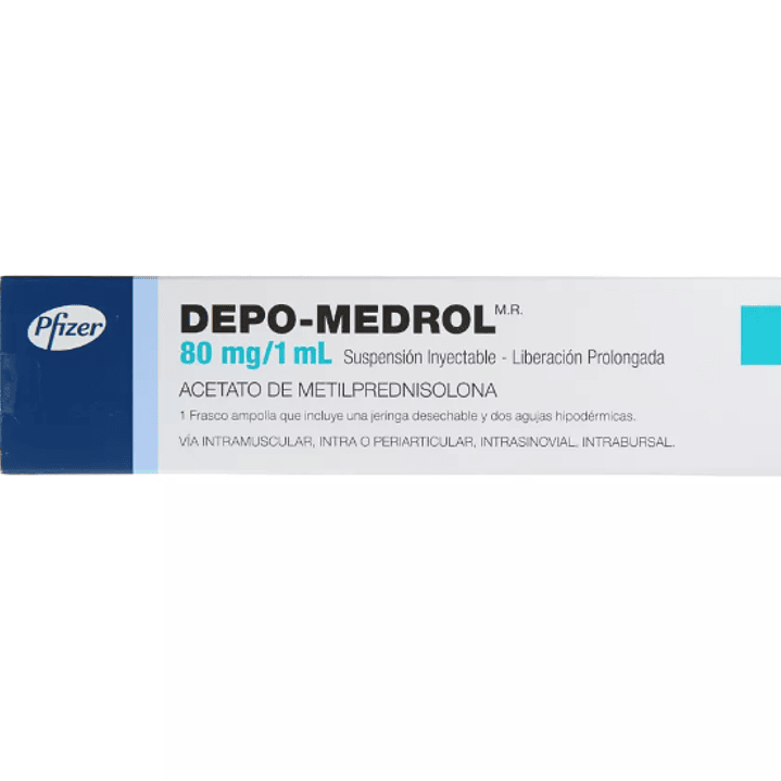Depo-Medrol Metilprednisolona 80 mg/ml Solución inyectable 1 Ampolla. 1