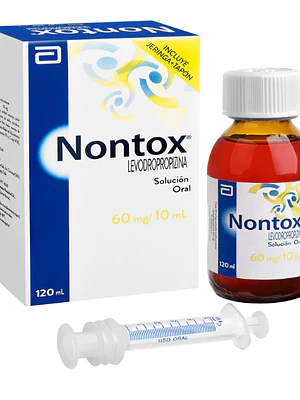 Nontox Levodropropizina 60 mg /10 ml Solución oral 120 ml.
