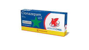 Clonazepam (B)  0,5 mg 30 Comprimidos (Venta solo en local )