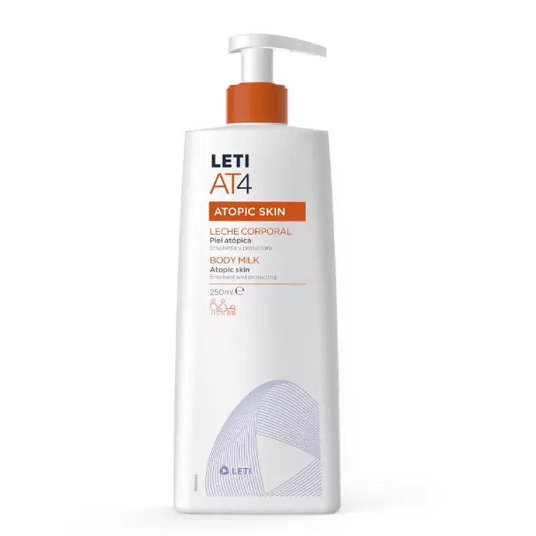 Leti AT4  Leche corporal para piel atópica  250 ml. 1