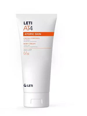 Leti AT4 Crema corporal para pieles atópicas 200 ml.