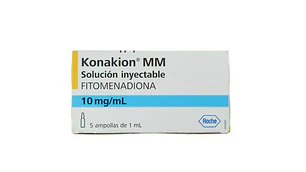Konakion MM Fitomenadiona 10 mg/ml Solución inyectable 5 Ampollas.