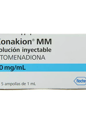 Konakion MM Fitomenadiona 10 mg/ml Solución inyectable 5 Ampollas.