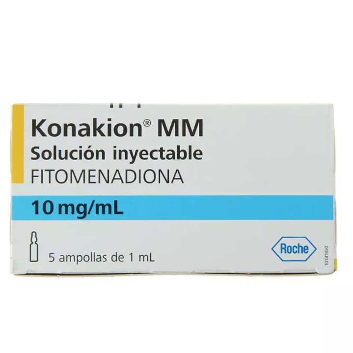 Konakion MM Fitomenadiona 10 mg/ml Solución inyectable 5 Ampollas. 1
