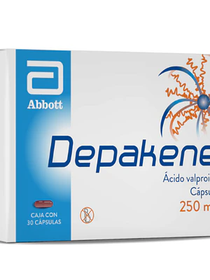 Depakene Ácido valproico 250 mg 25 Cápsulas.