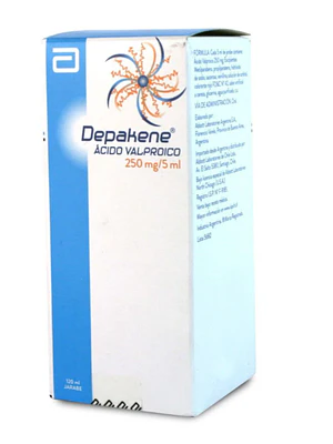 Depakene Ácido valproico 250 mg Jarabe 120 ml.