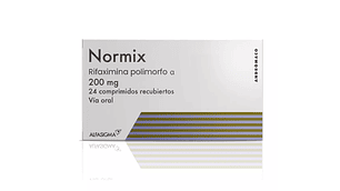 Normix Rifaximina 200 mg 24 Comprimidos recubiertos.