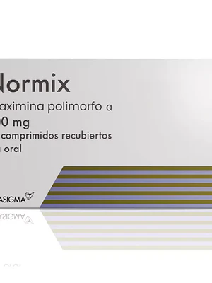 Normix Rifaximina 200 mg 24 Comprimidos recubiertos.