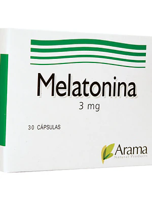Melatonina 3 mg 30  Cápsulas. Arama