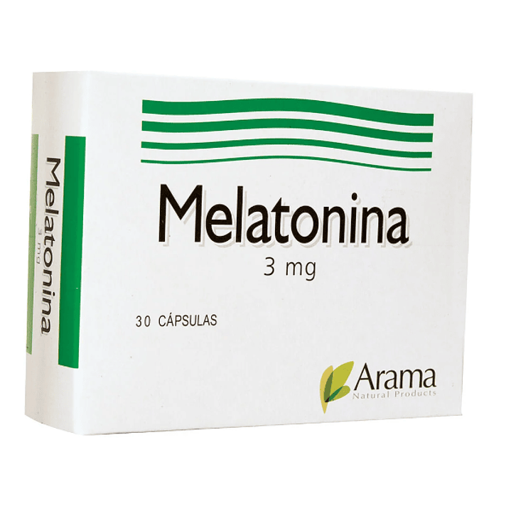 Melatonina 3 mg 30 Cápsulas. Arama 1