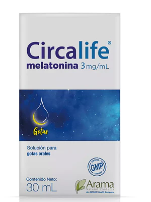 Circalife Melatonina 3 mg Gotas 30 ml. Arama