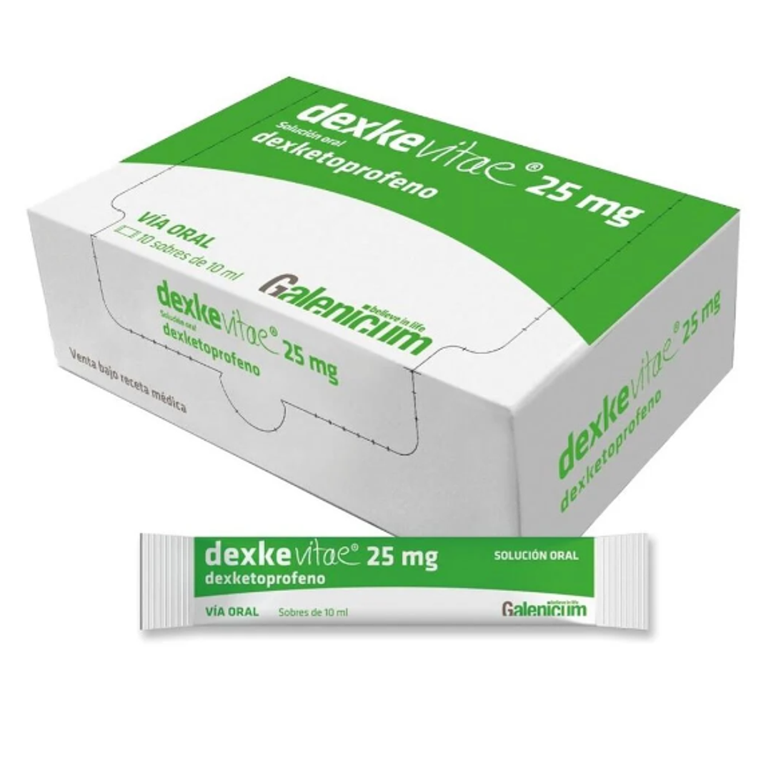 Dexkevitae Dexketoprofeno 25 mg Solución 0ral 10 Sobres. 1