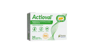 Actioval Probióticos + Prebióticos 30 Cápsulas.
