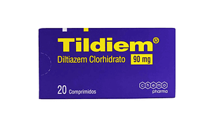 Tildiem Diltiazem 90 mg 20 Comprimidos.