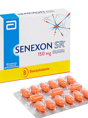 Senexon SR (B) Venlafaxina 150 mg 30 Comprimidos.