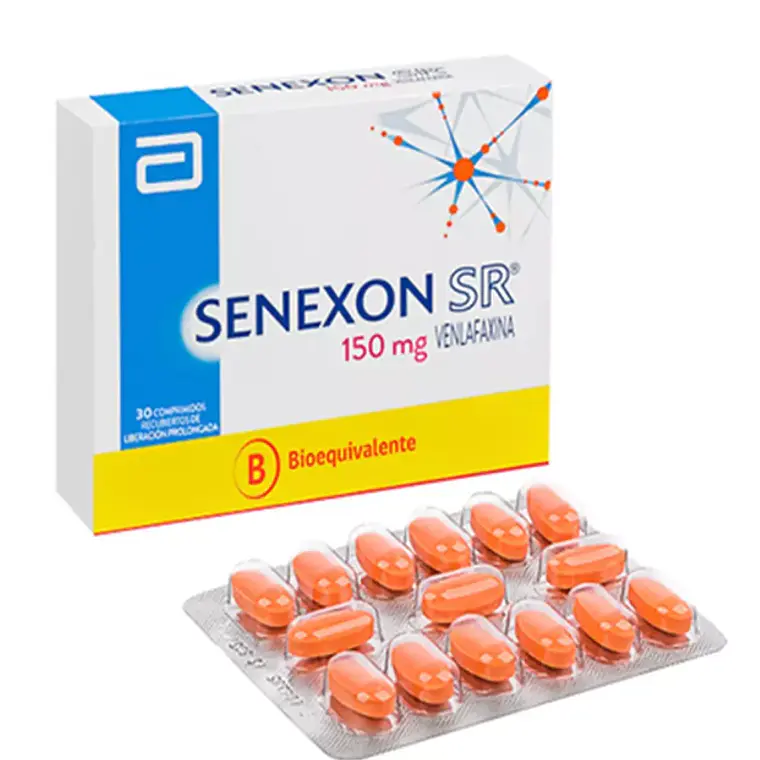 Senexon SR (B) Venlafaxina 150 mg 30 Comprimidos. 1