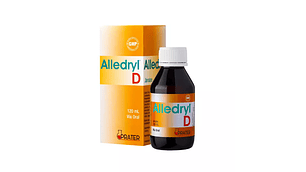 Alledryl D Loratadina Pseudoefedrina Jarabe 120 ml.