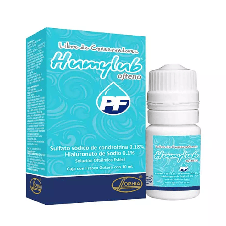 Humylub PF ofteno Solución oftálmica 10 ml. 1