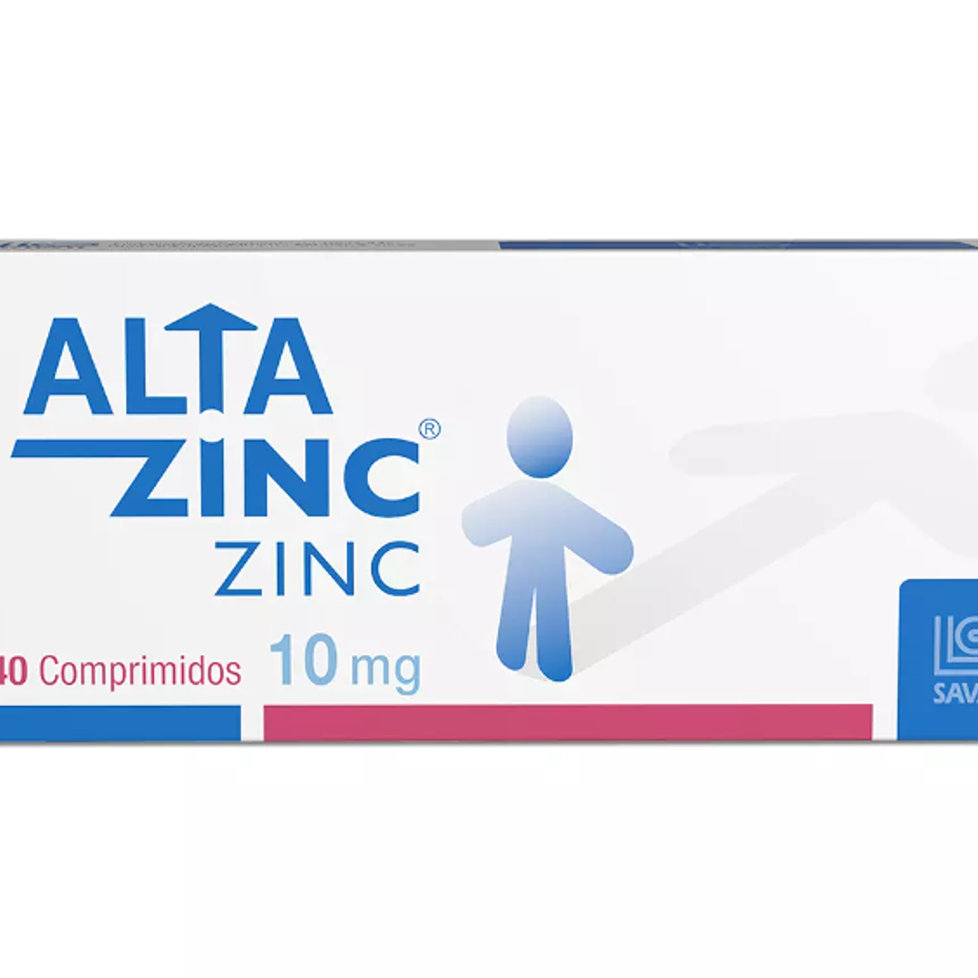 Altazinc Zinc 10 mg 40 Comprimidos. 1