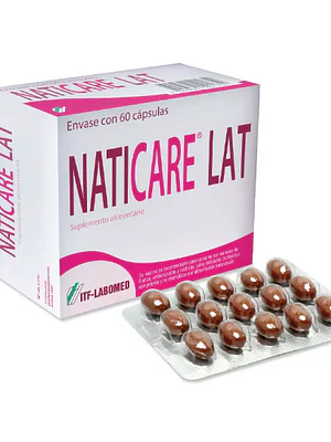 Naticare Lat Suplemento alimentario 60 Cápsulas.