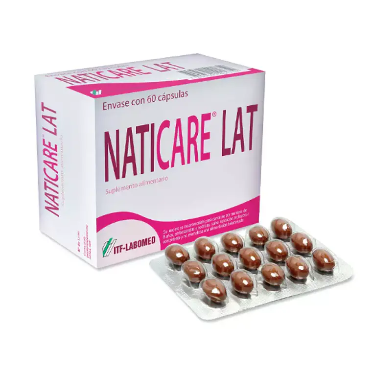 Naticare Lat Suplemento alimentario 60 Cápsulas. 1