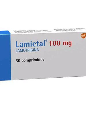 Lamictal Lamotrigina 100 mg 30 Comprimidos.