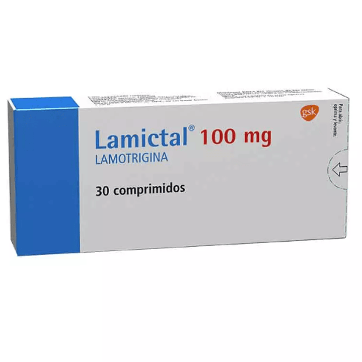 Lamictal Lamotrigina 100 mg 30 Comprimidos. 1