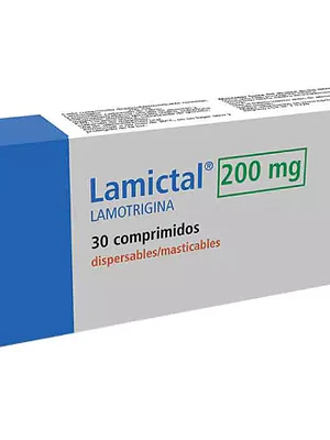 Lamictal Lamotrigina 200 mg 30 Comprimidos.