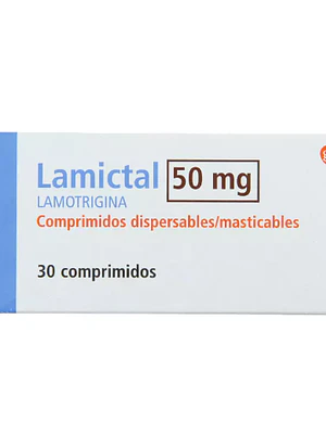 Lamictal Lamotrigina 50 mg 30 Comprimidos.