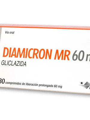 Diamicron MR Gliclazida 60 mg 30 Comprimidos.