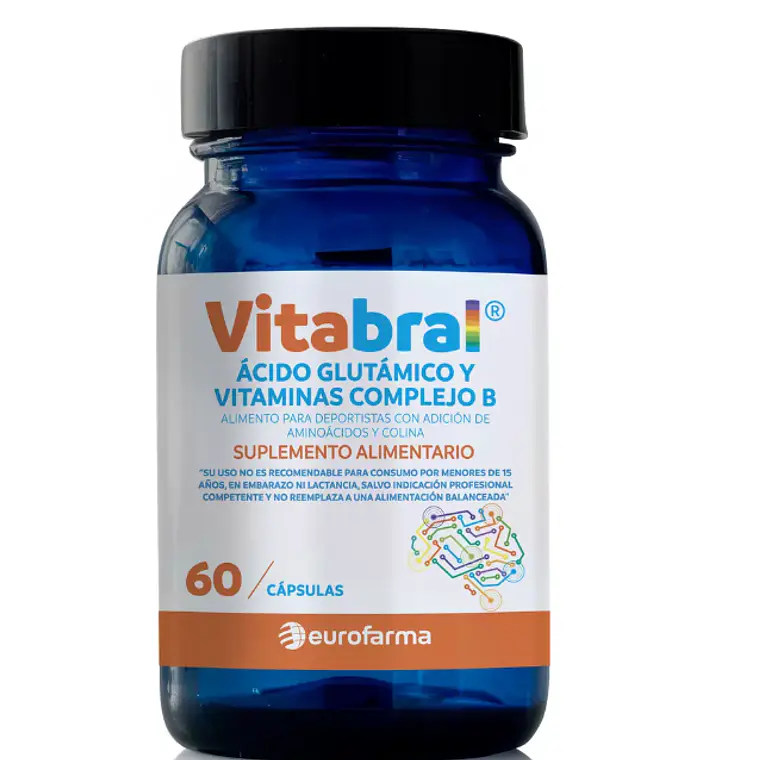 Vitabral Multivitamínico 60 Cápsulas. Eurofarma 1