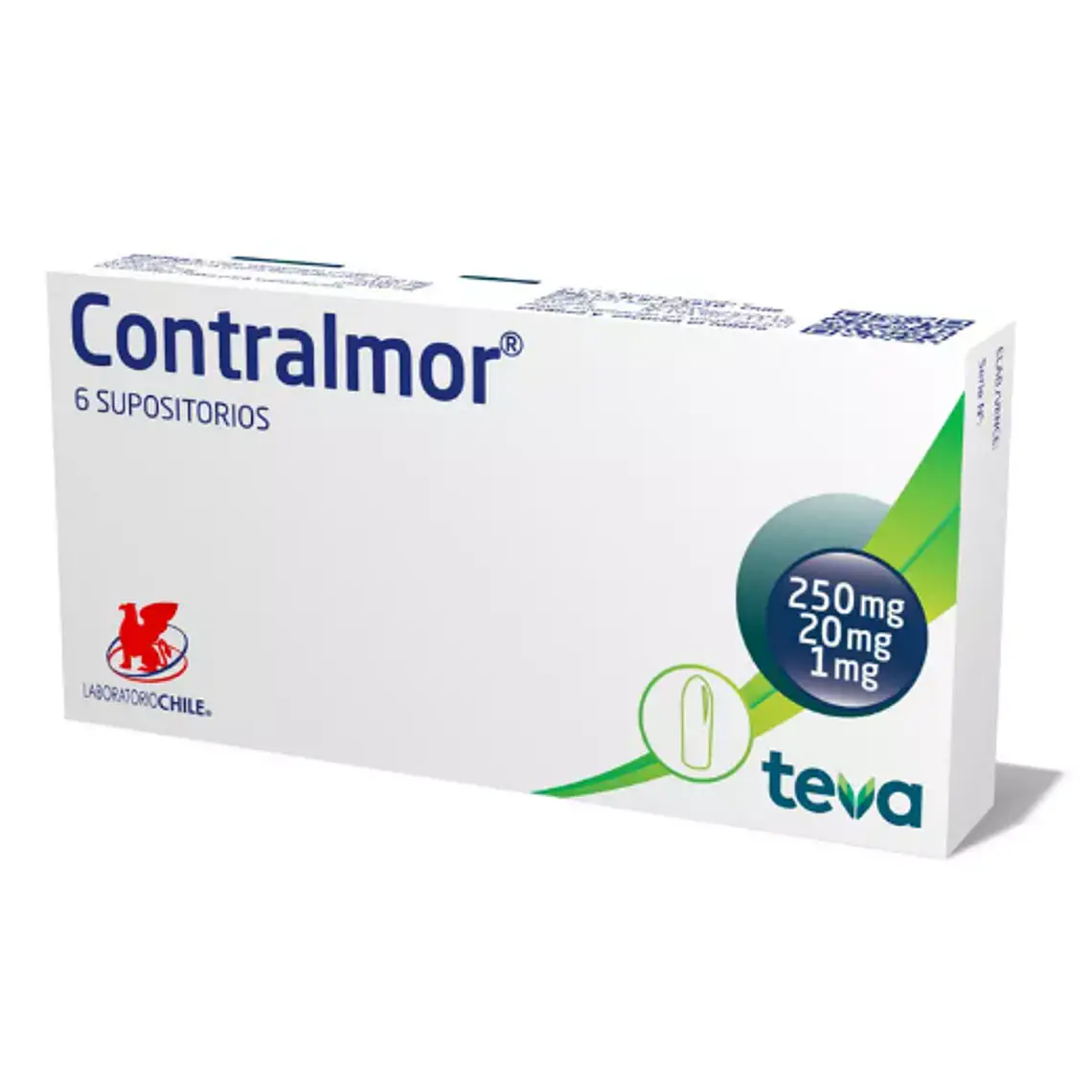 Contralmor 6 Supositorios. 1
