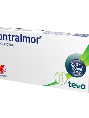 Contralmor 6 Supositorios.
