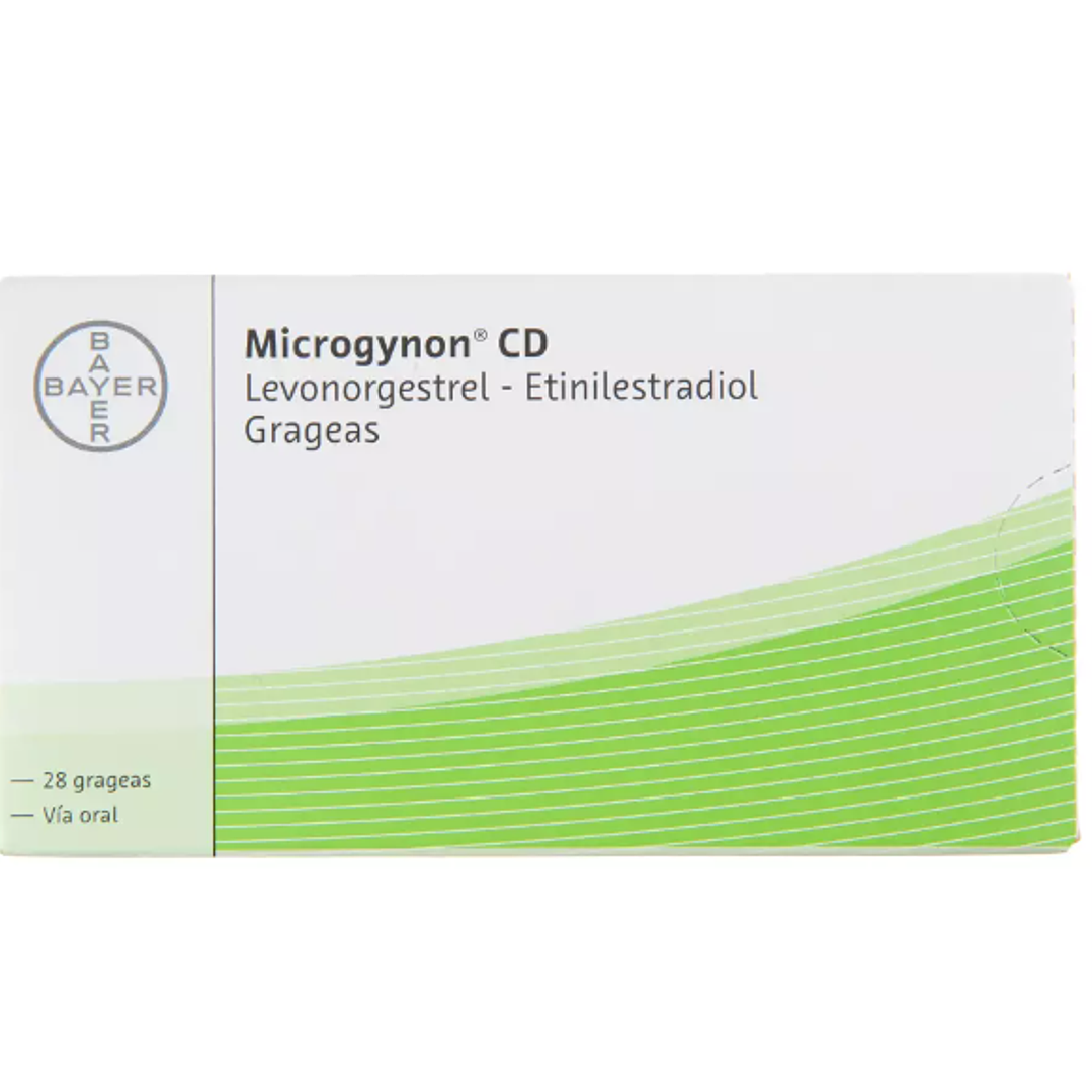 Microgynon CD Levonorgestrel  Etinilestradiol 28 Grageas. 1