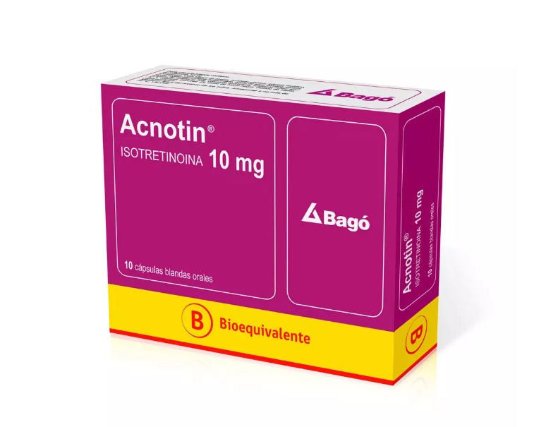 Acnotin Cápsulas 10 mg x 30 (Isotretinoina)