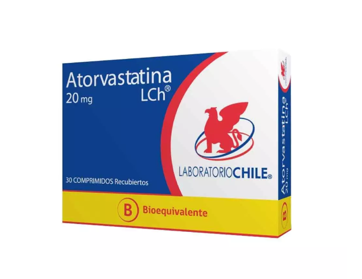 Atorvastatina 20 mg x 30 comprimidos