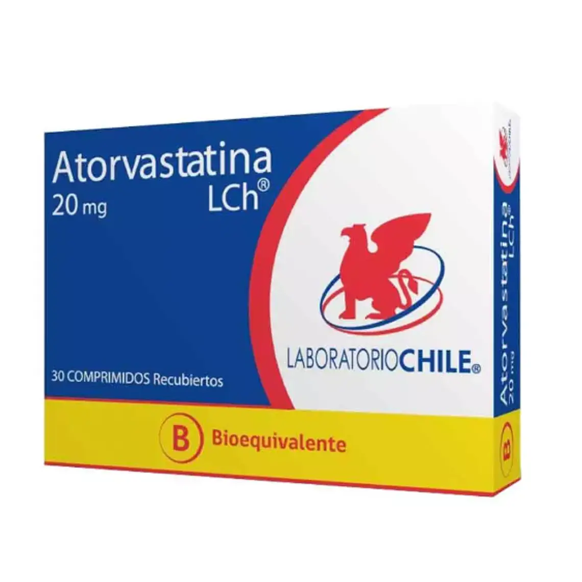 Atorvastatina (B) 20 mg 30 Comprimidos recubiertos. 1