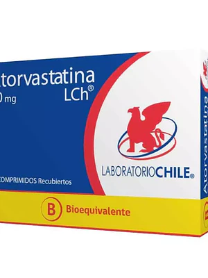 Atorvastatina (B) 20 mg 30 Comprimidos recubiertos.
