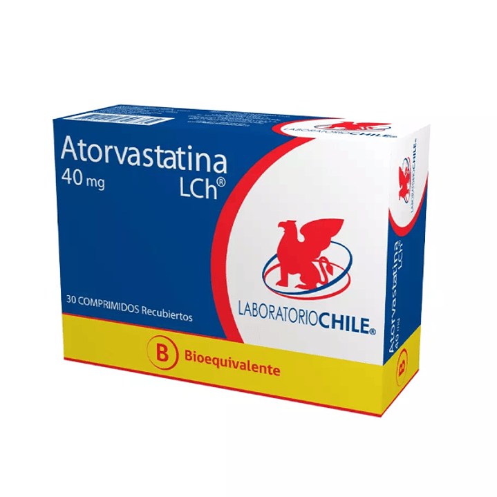 Atorvastatina (B) 40 mg 30 Comprimidos recubiertos. 1