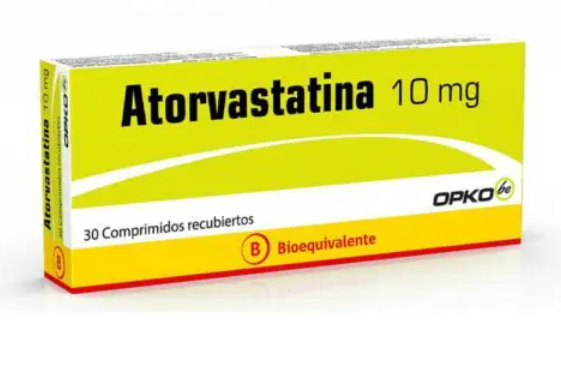 Atorvastatina 10 mg x 30 comprimidos